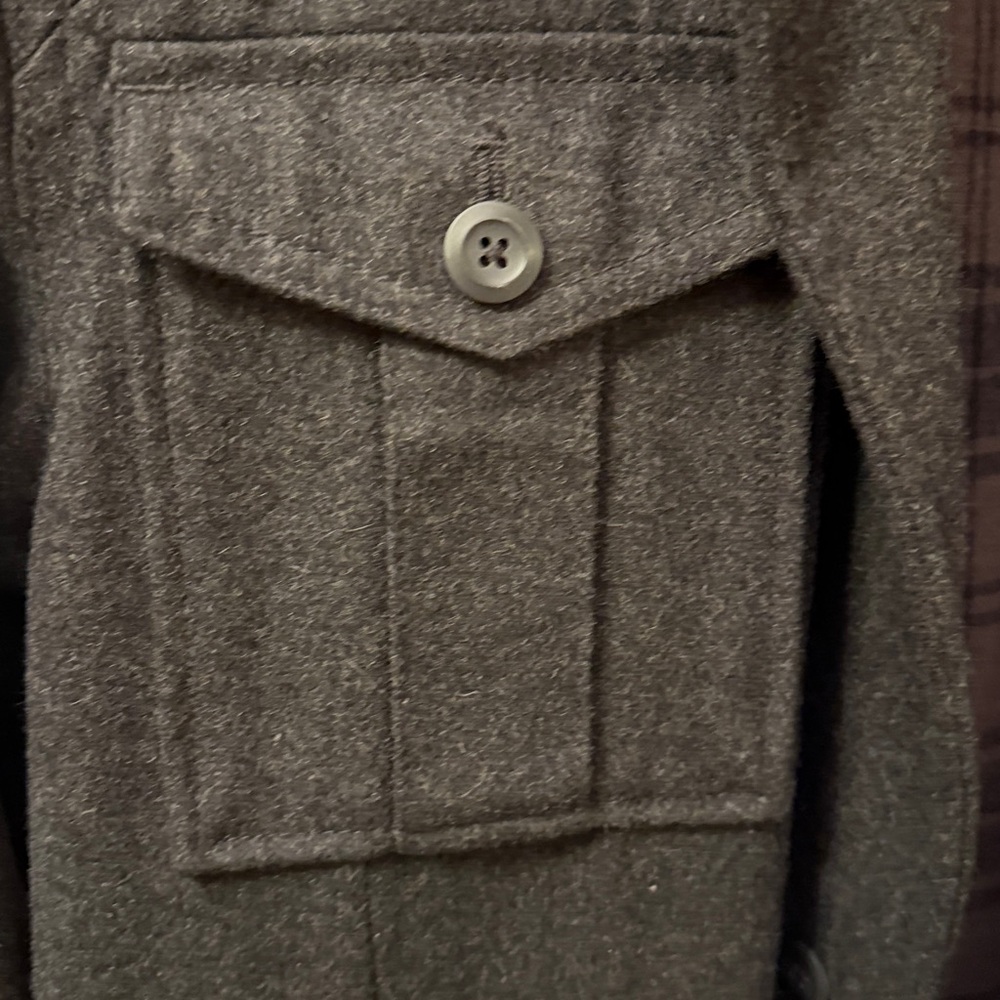 Old Navy Charcoal Utility Jacket - Picture 4 of 7
